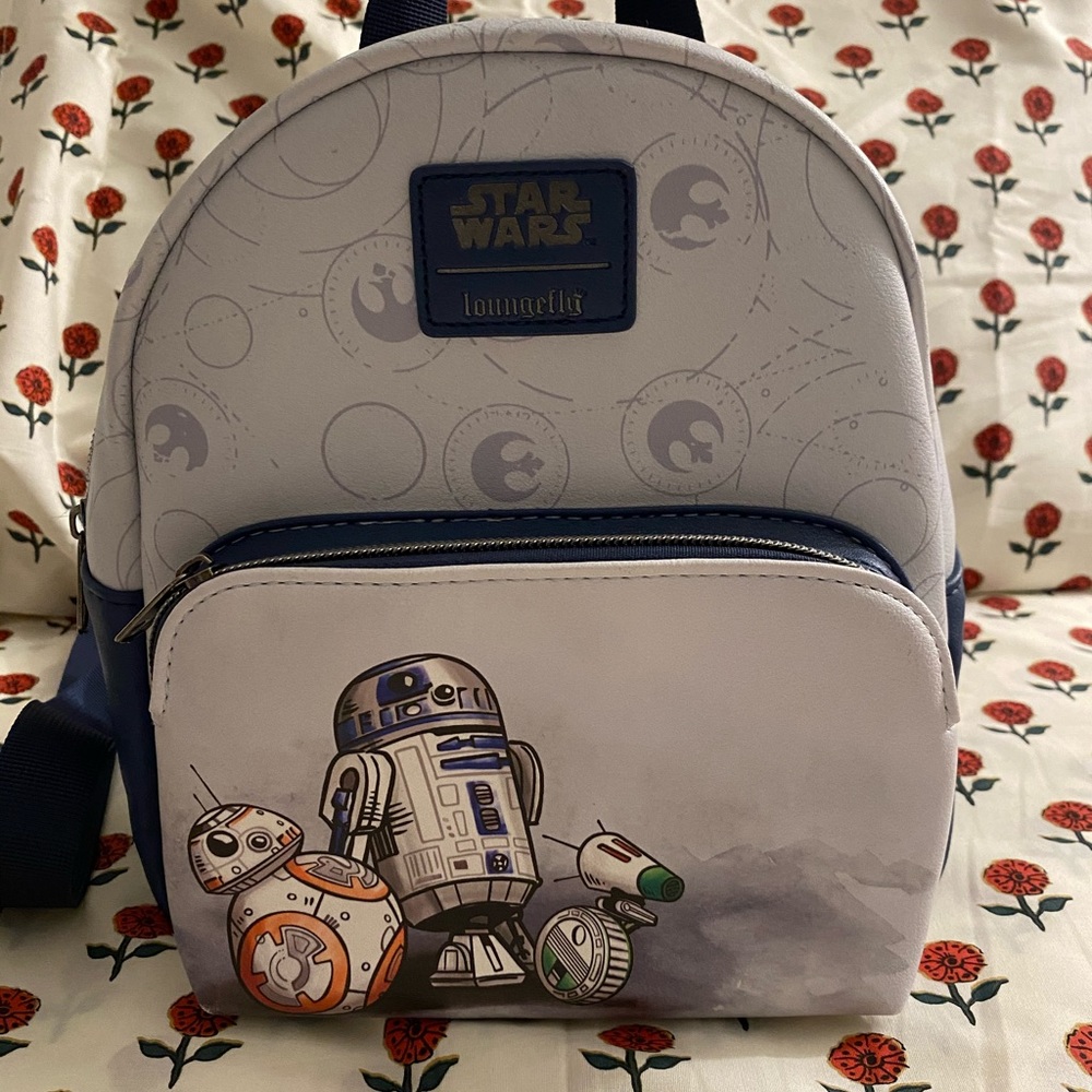 Mini loungefly star wars droid backpack